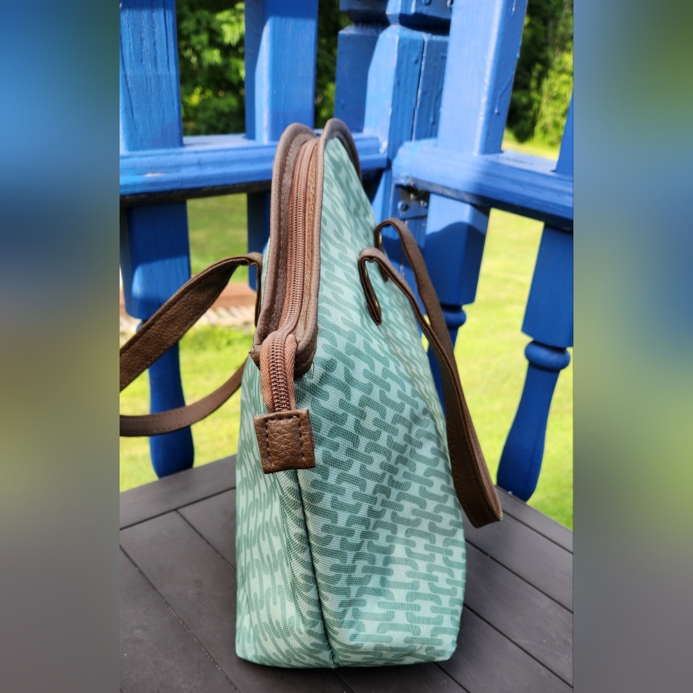 Ecoone Large Capacity Insulated Lunch Tote Sage Color - Picture 4 of 10